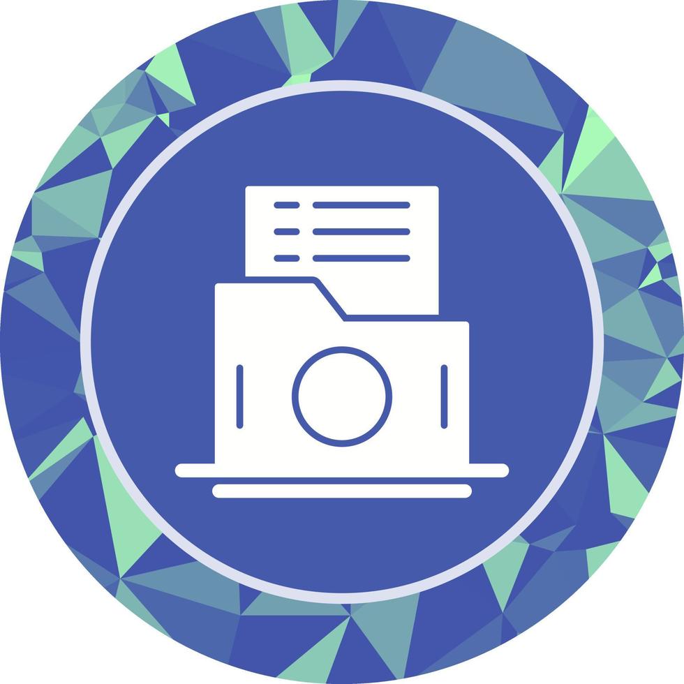 List Folder Vector Icon