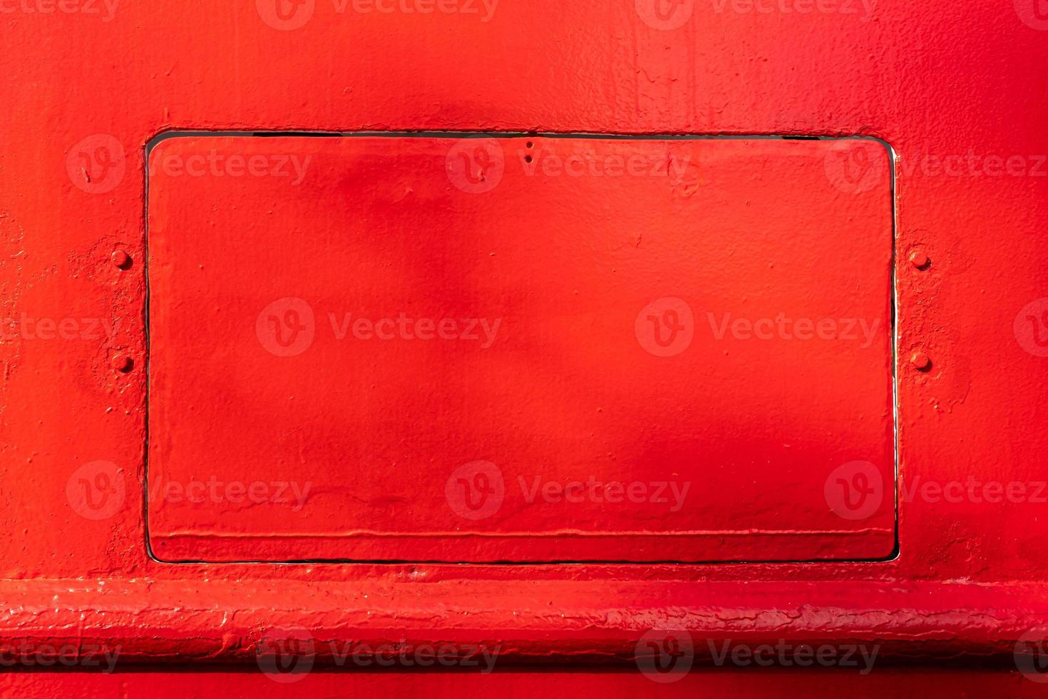 Red background with a rectangular frame. photo