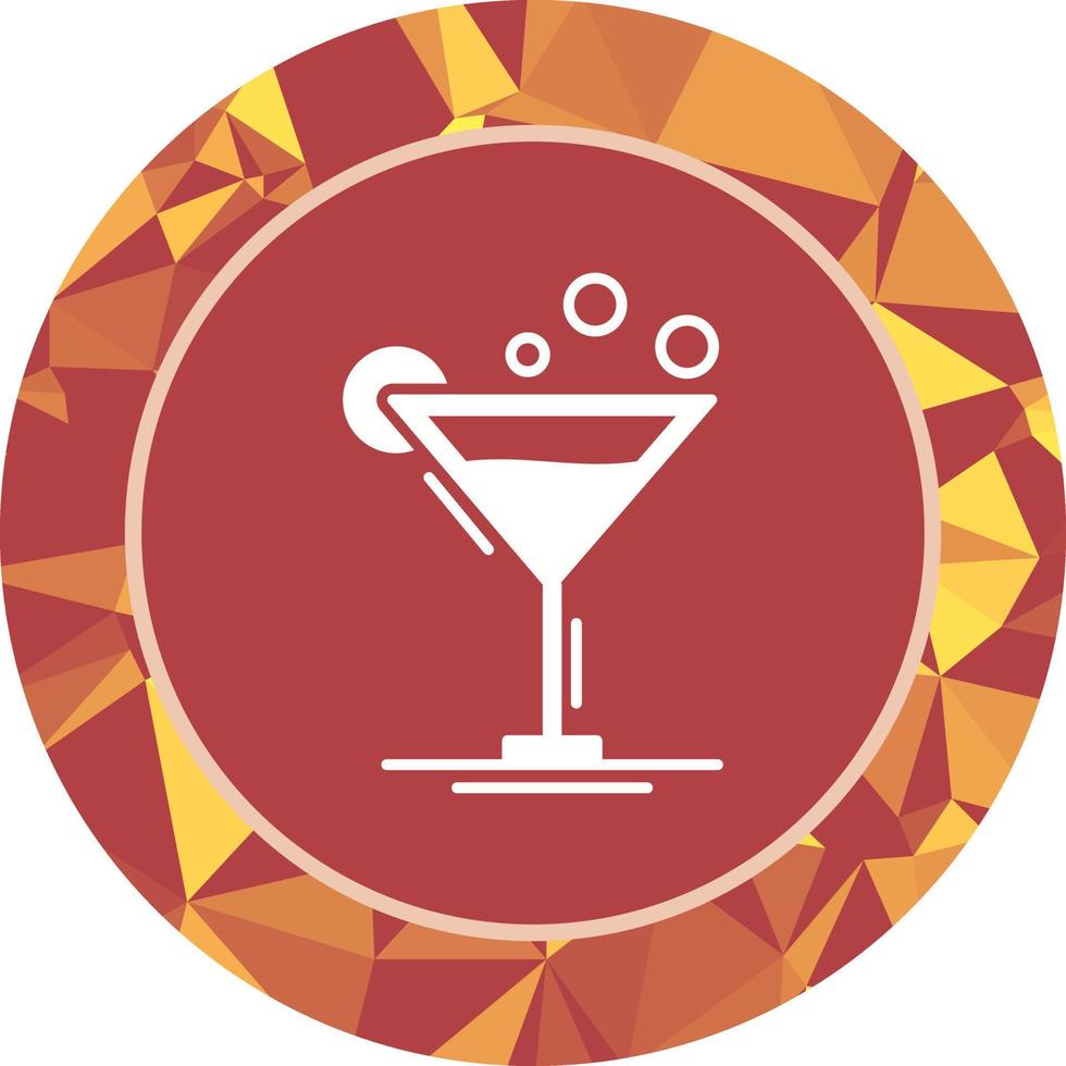 icono de vector de coctel