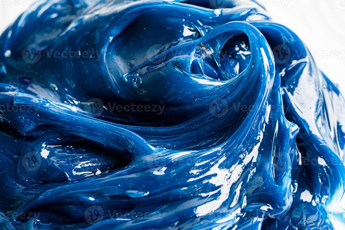 Blue premium quality synthetic lithium complex grease, high temperatures and machinery lubrication for automotive and industrial. photo