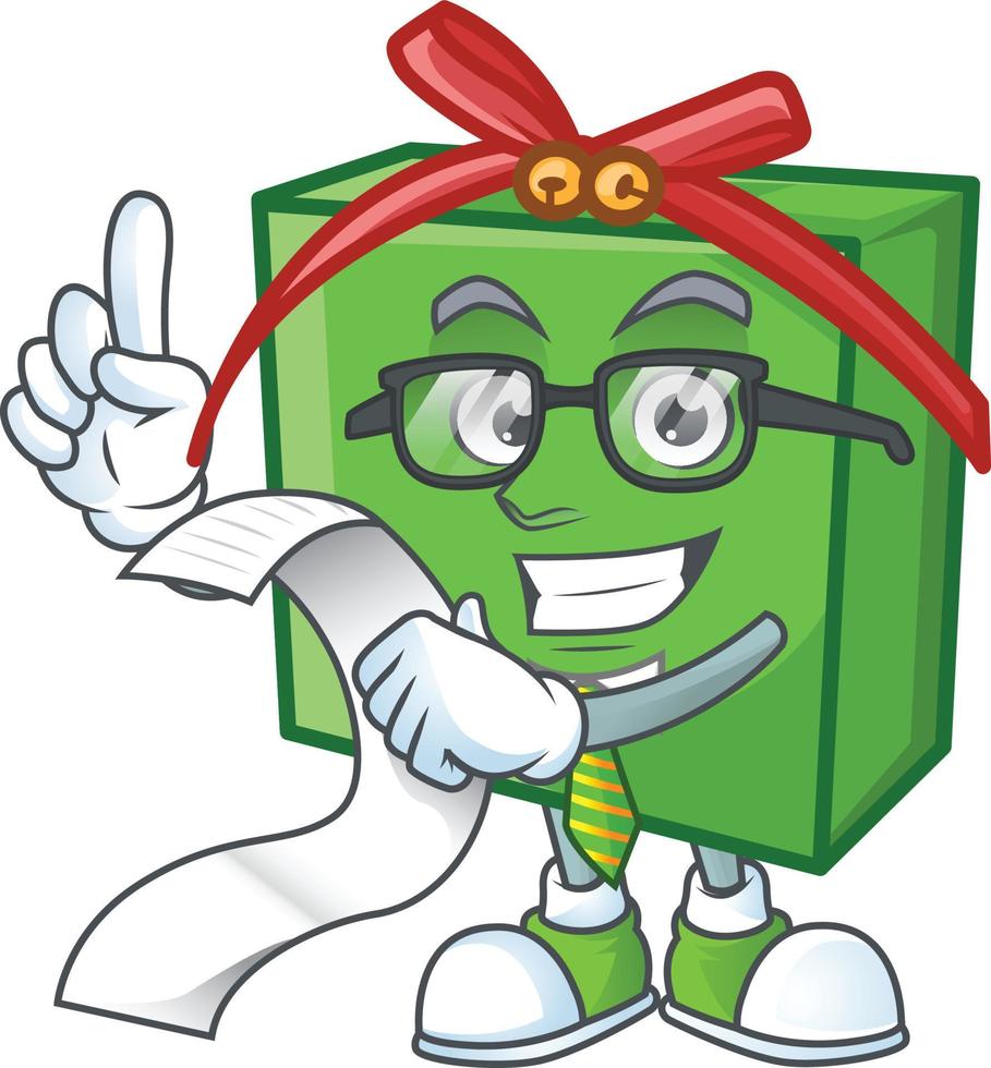 vector de caja de regalo verde