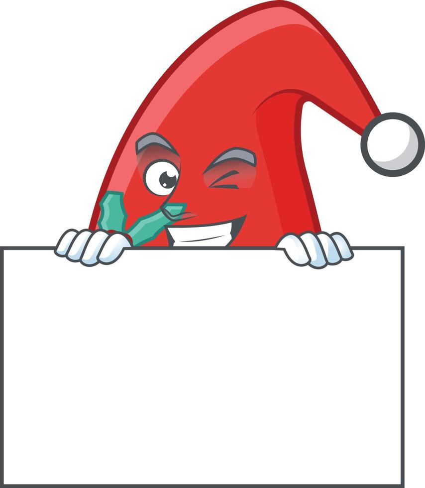 Santa Claus Hat Cartoon vector