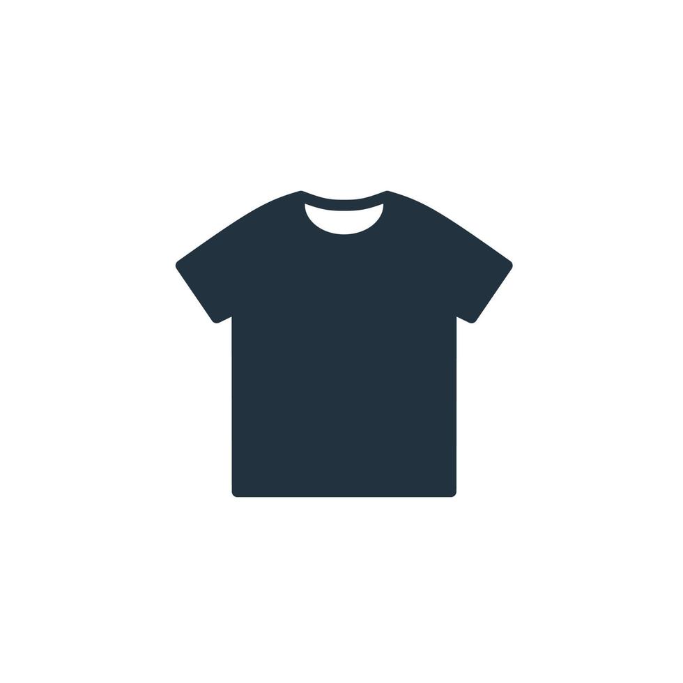 icono de camiseta en estilo moderno y plano aislado en fondo blanco. iconos relacionados con vectores planos para aplicaciones web y móviles.