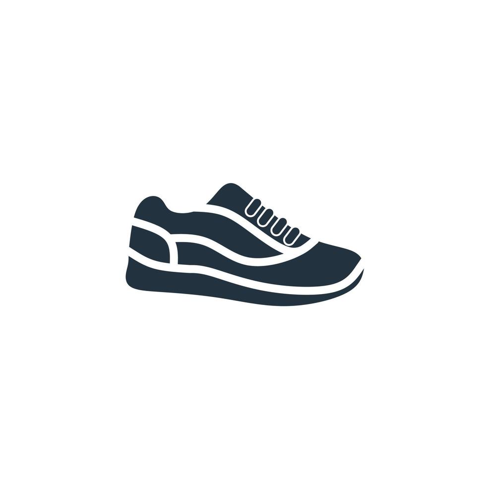 zapatos vector icono aislado sobre fondo blanco para diseño gráfico y web.