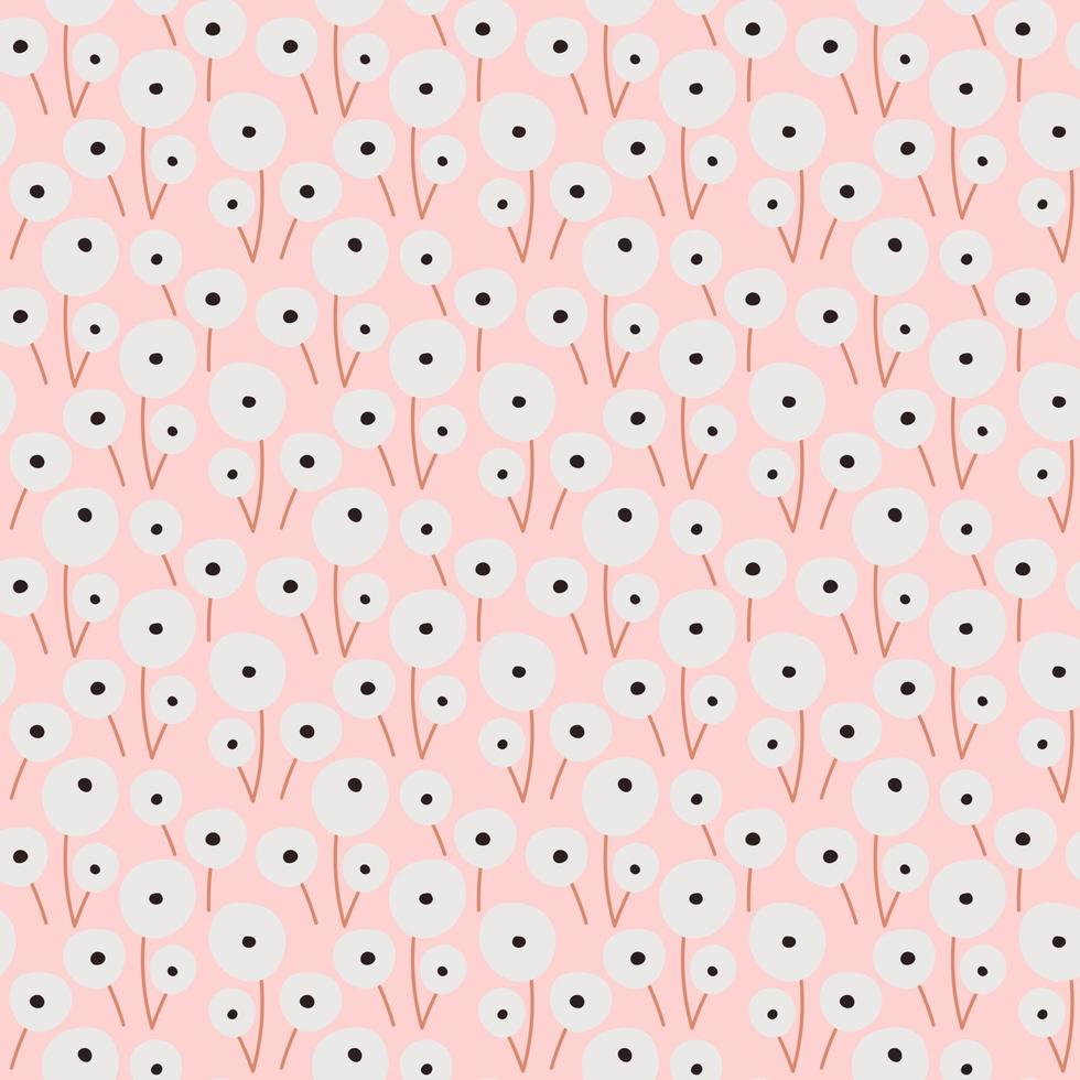 Floral spring pattern vector