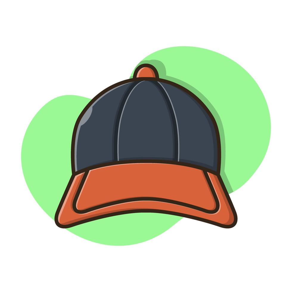 ilustración de diseño de vector de icono de gorras de béisbol