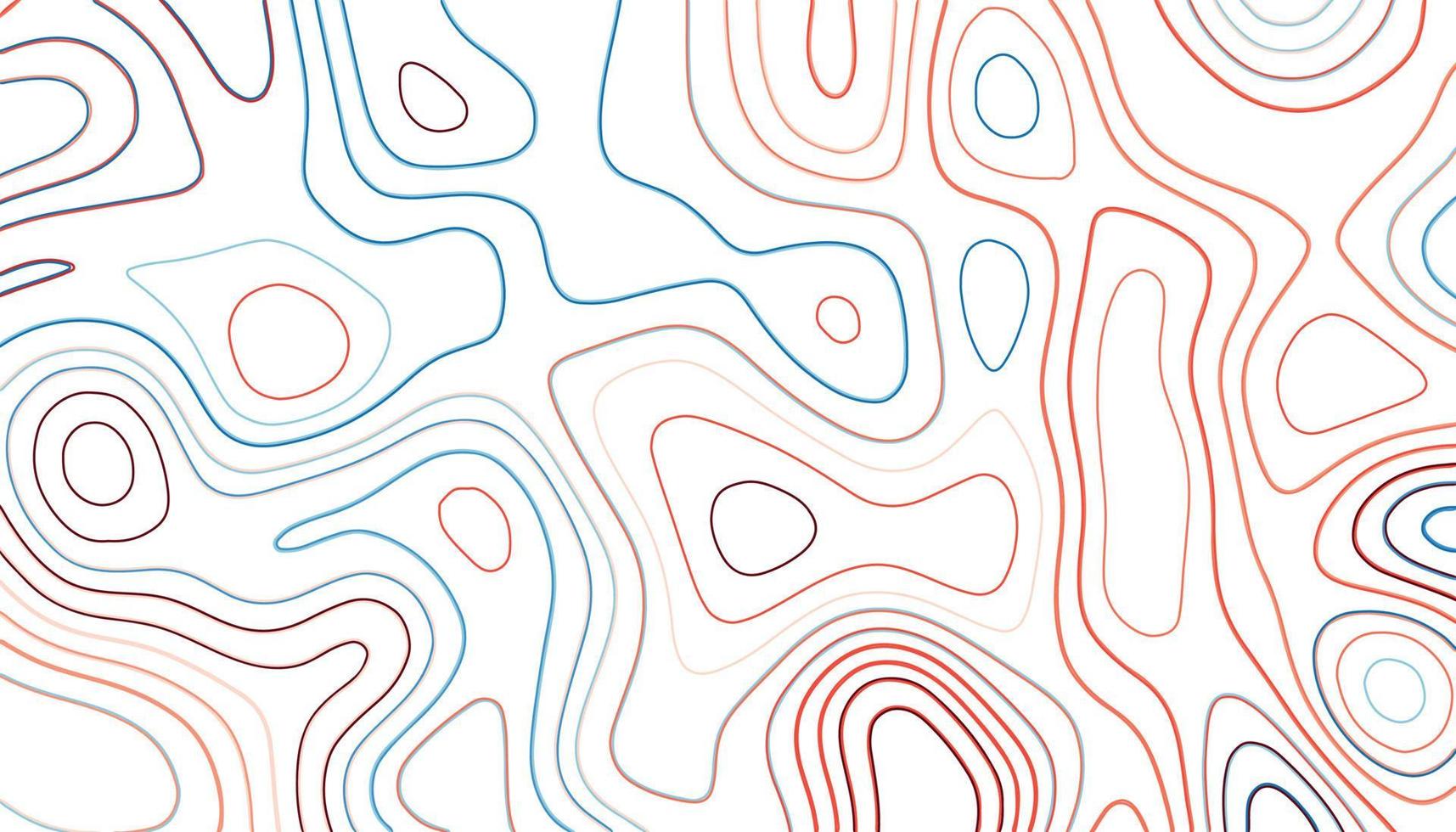 Abstract topographic background. Topographic map and place for texture. Landscape geodesy topography map background. Line texture pattern. Wavy banner and color geometric form. vector