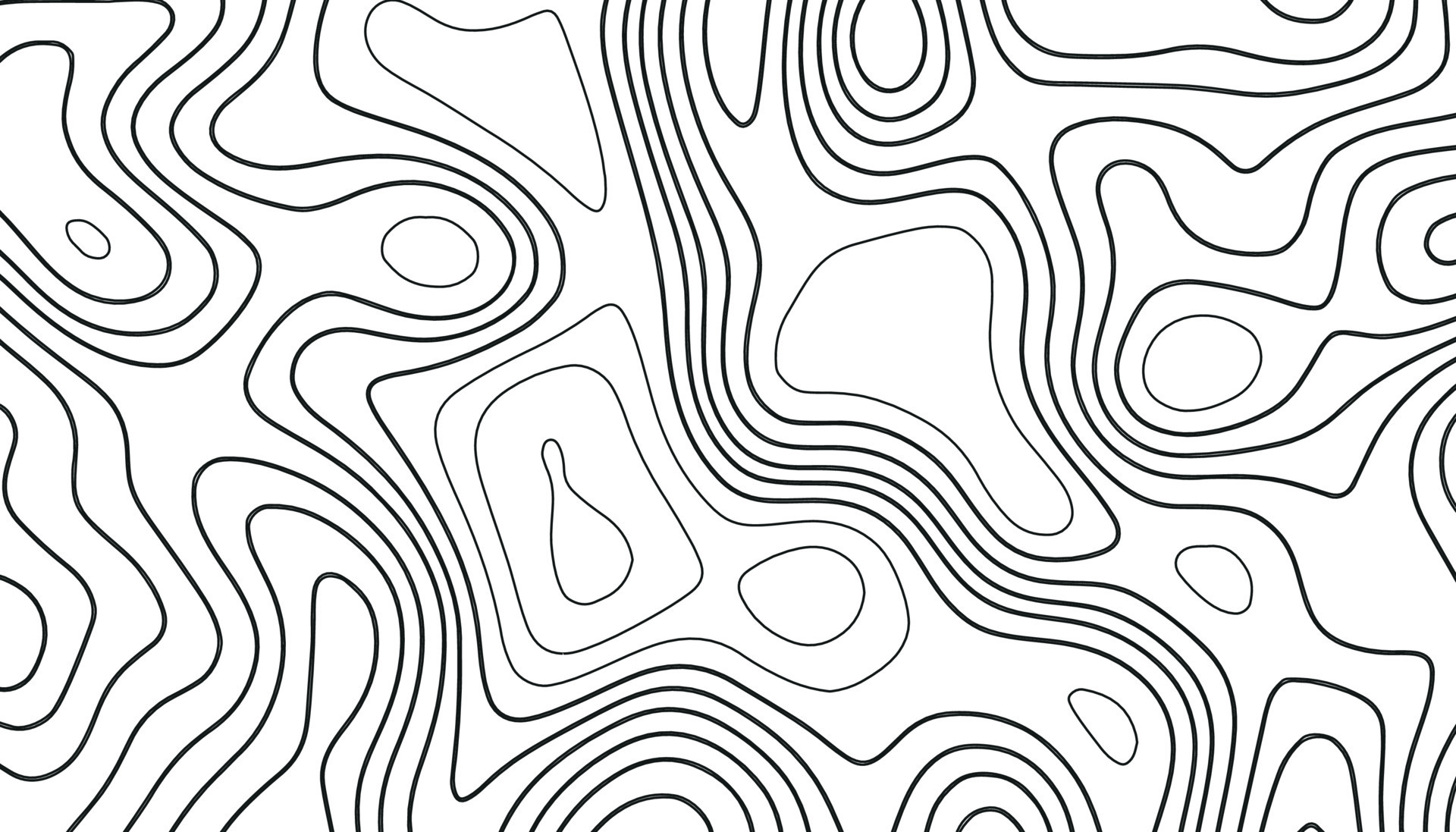 Background of the topographic map. White wave paper curved reliefs