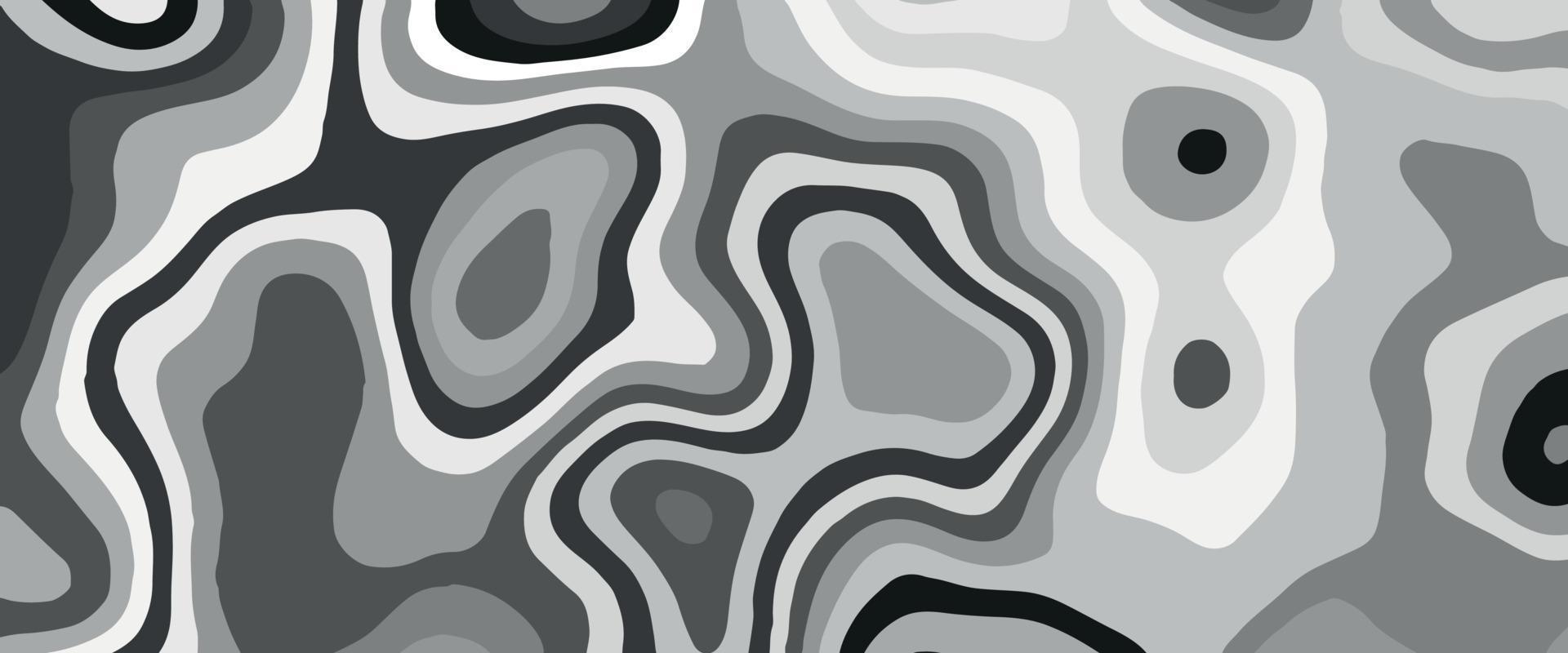 textura de fondo de arte de corte de papel. corte de papel ondulado. línea de mapa de la topografía. fondo del concepto de cartografía. diseño de vector blanco y negro de línea de curva en capas geométricas.