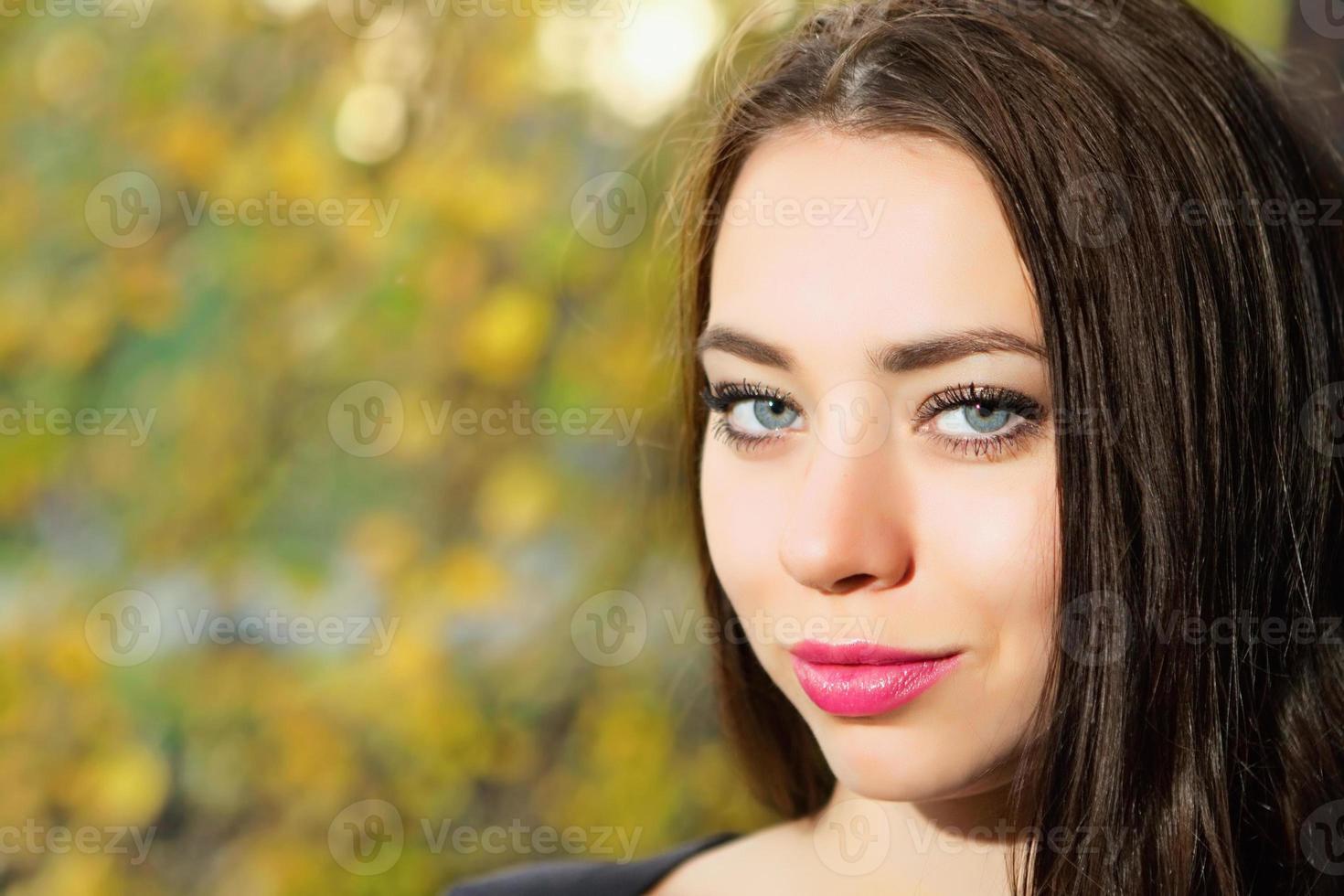 Thoughtful young lady photo