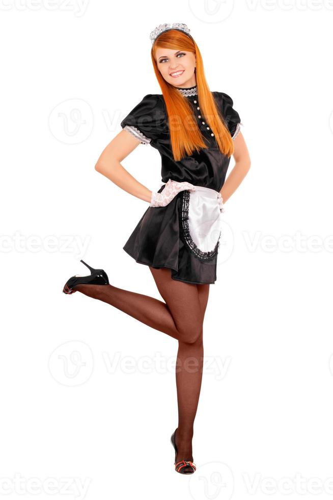 Young happy redhead maid 18940008 Stock Photo at Vecteezy