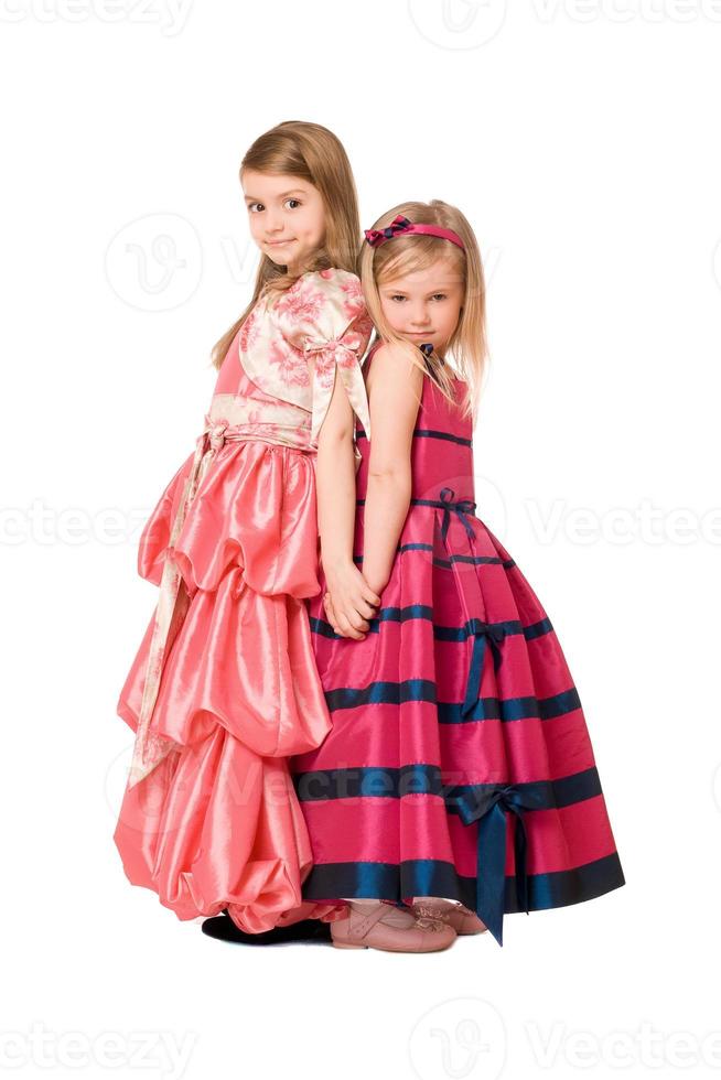 Two beautiful little girls photo