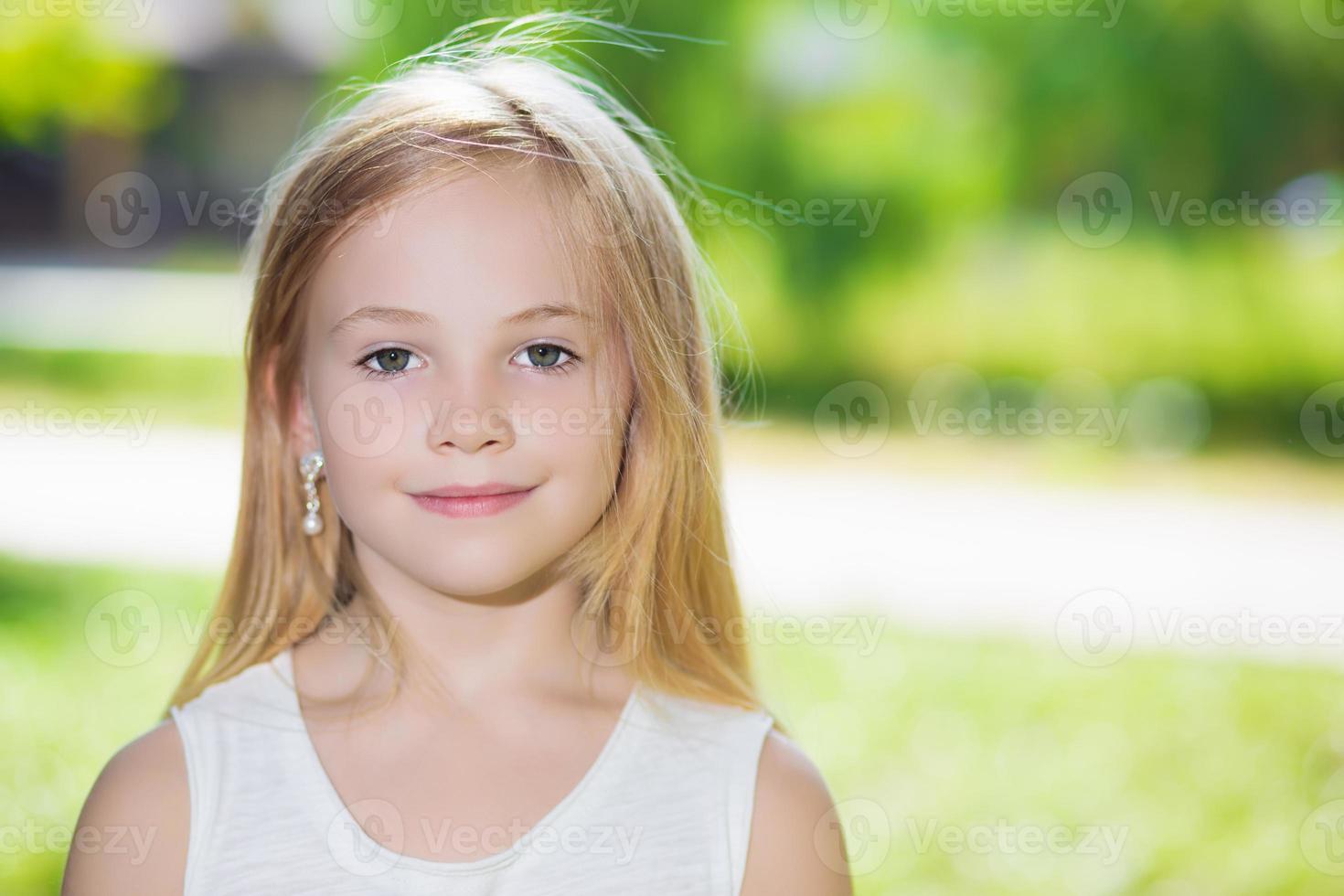 Portrait of pretty girl photo