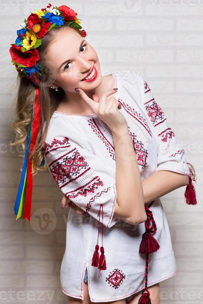 Young smiling woman photo