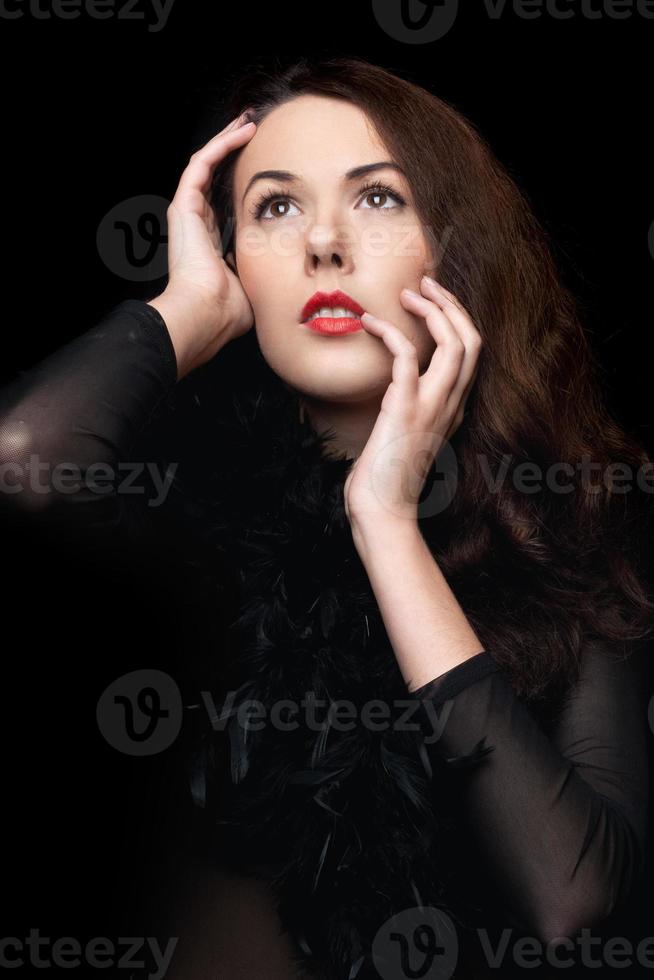 Portrait of young woman photo
