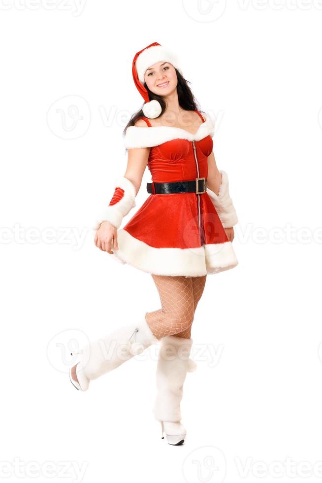 Happy playful Snow Maiden photo