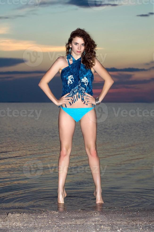 Beautiful sexy young woman photo