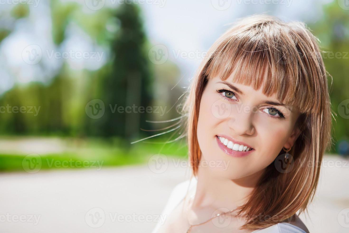 retrato de mujer bonita foto