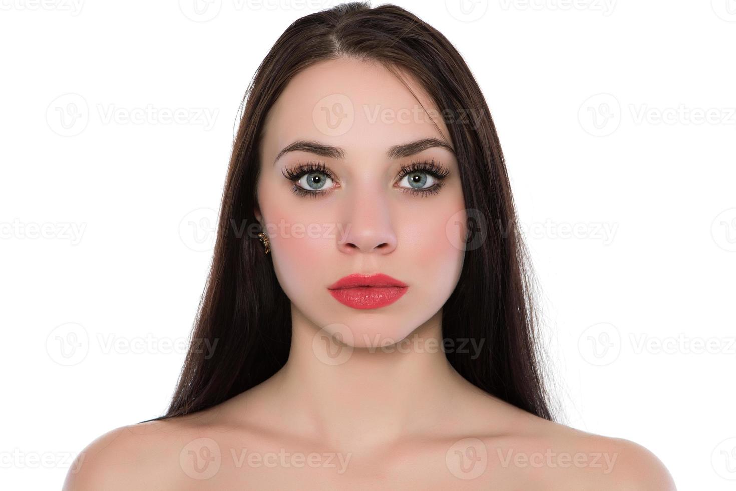 Young caucasian woman photo