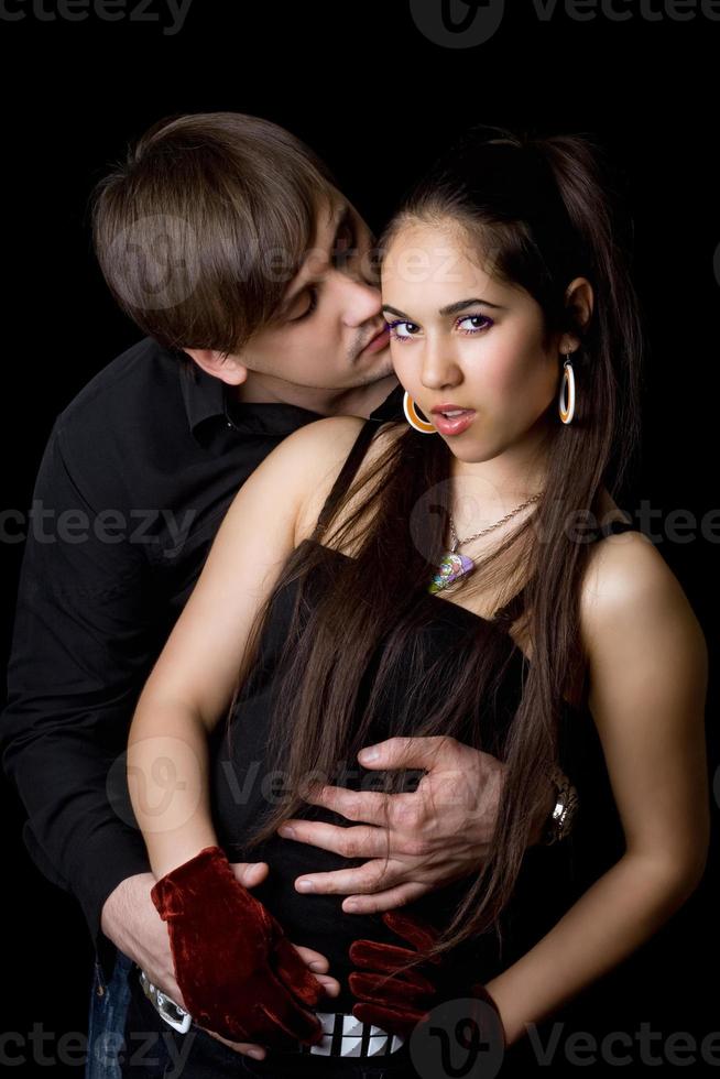 Young playful couple photo