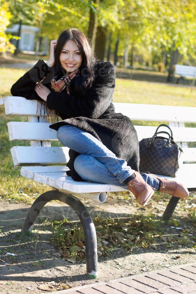 Smiling young woman photo
