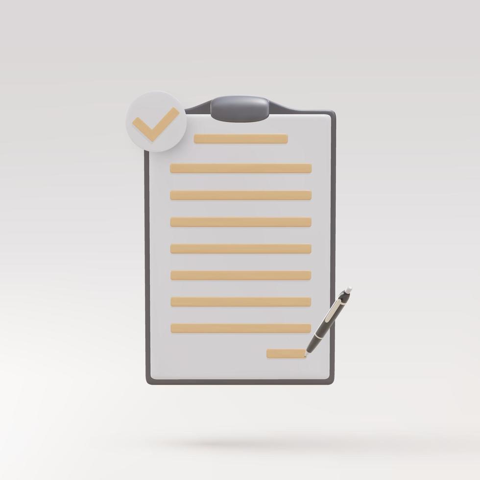3d realistic Copywriting, writing icon. Creative writing and storytelling, education concept. vector