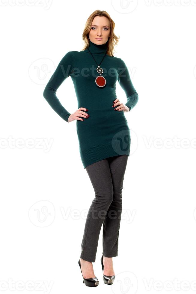 Young woman in pants photo