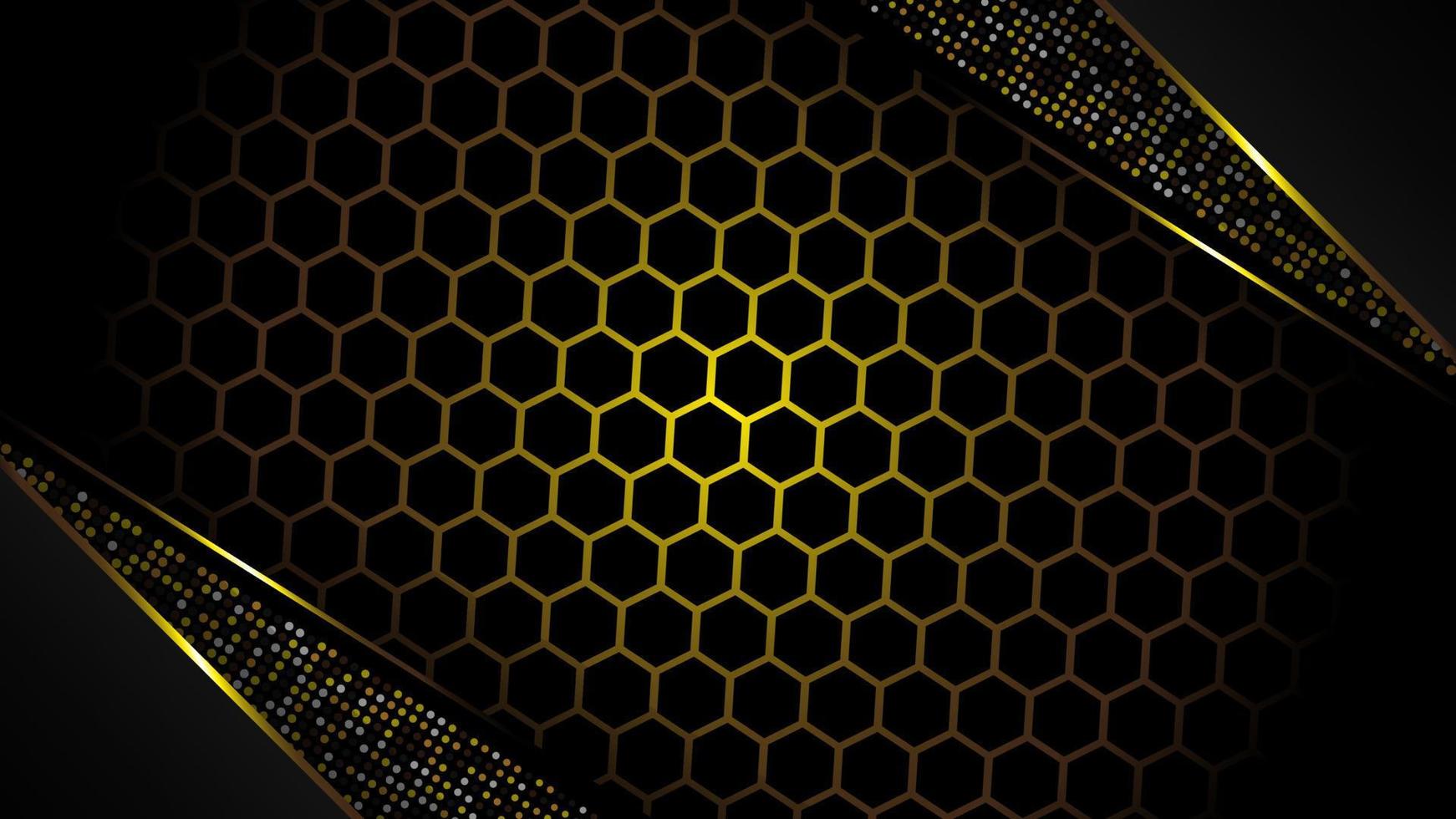 black and gold background vector