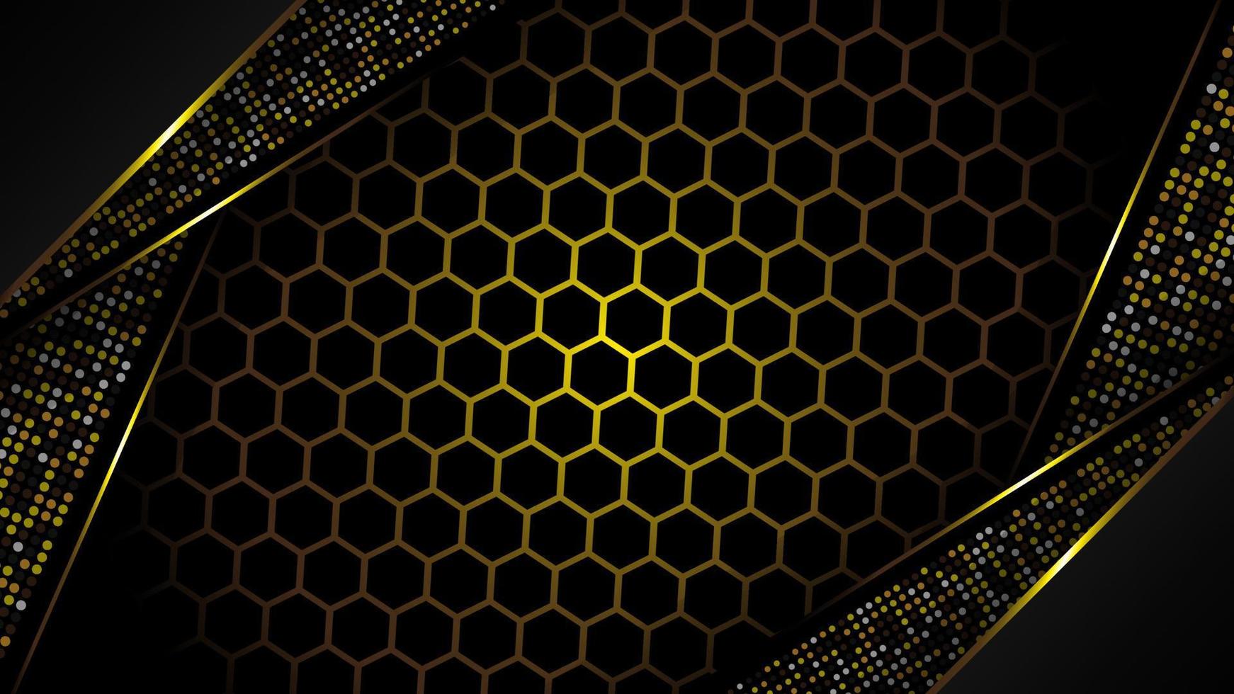 black and gold background vector