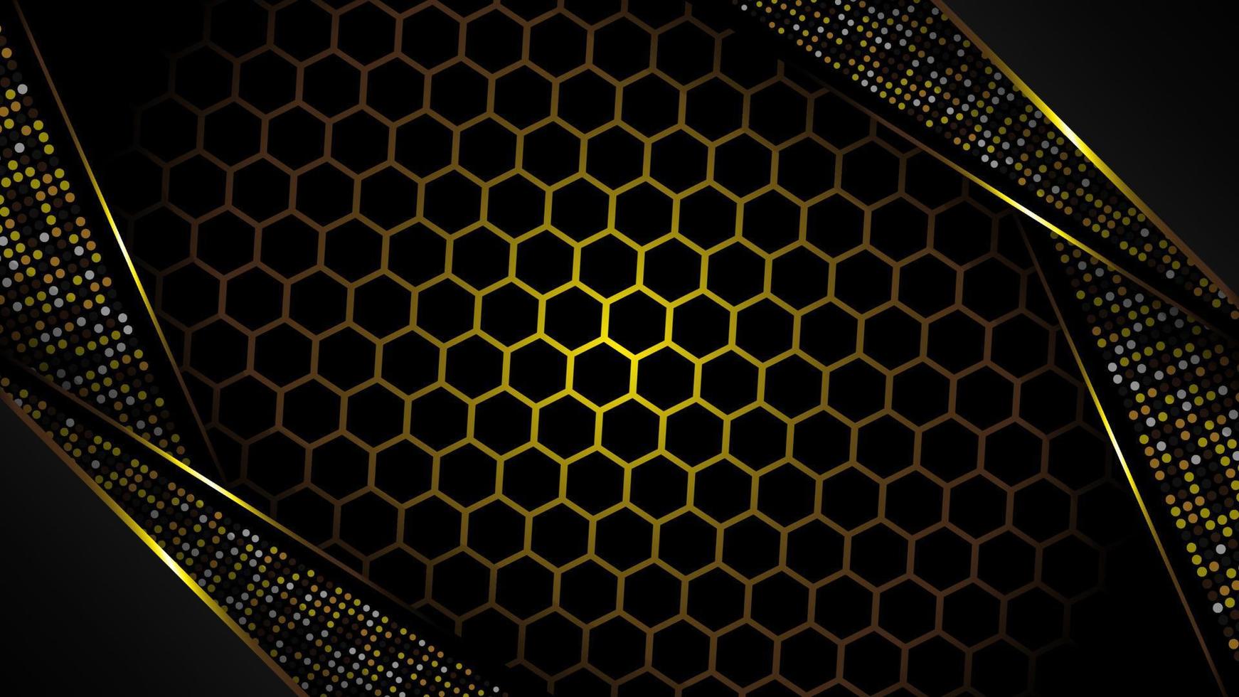 black and gold background vector