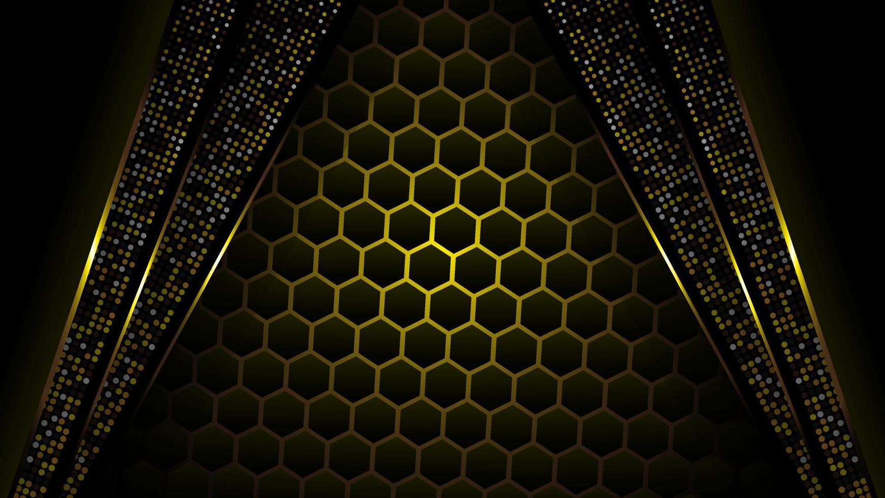 black and gold background vector