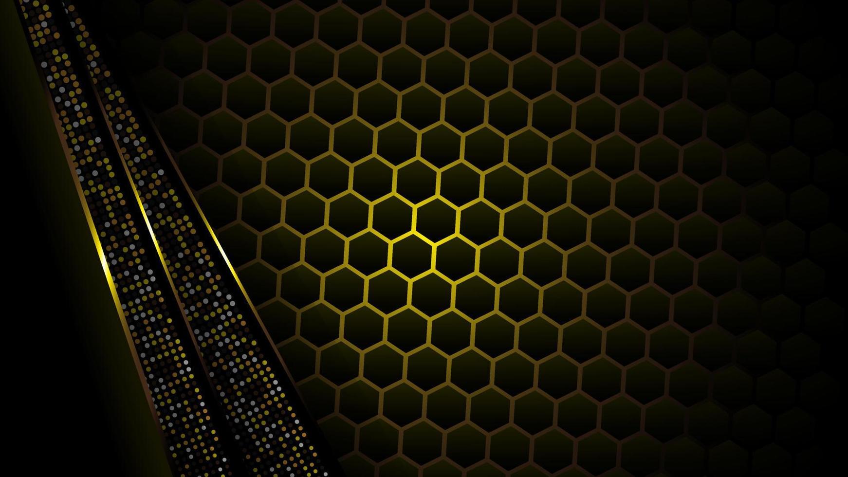 black and gold background vector
