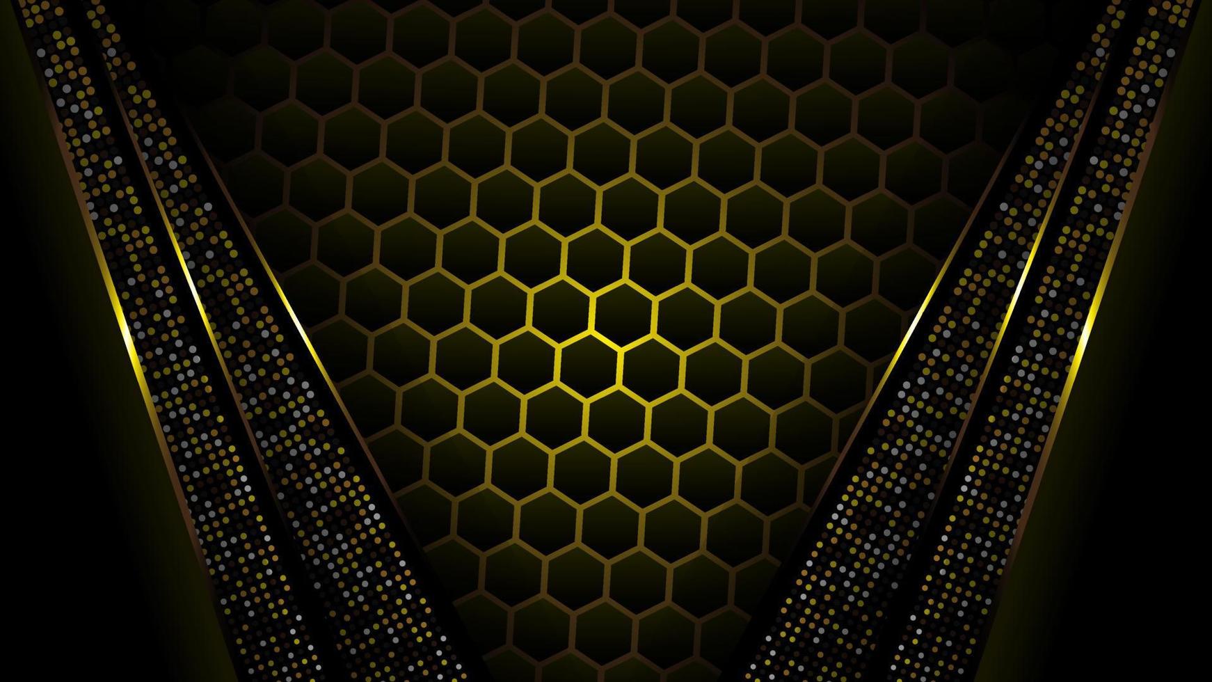 black and gold background vector