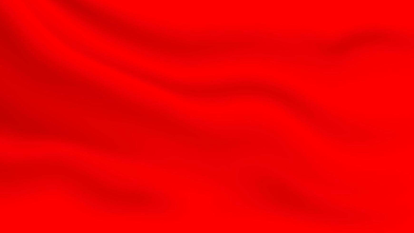 abstract red silk fabric background with soft and smooth flow wave texture for luxury graphic design vector