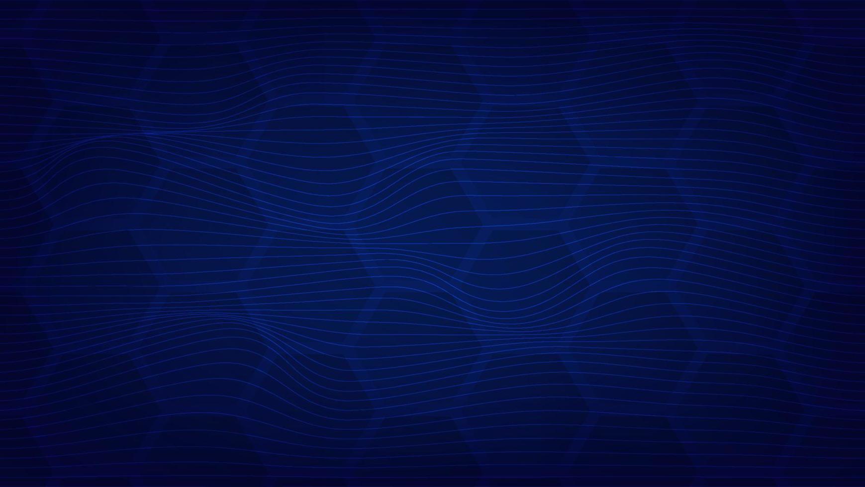 hexagon pattern with blue lighting for graphic design element. abstract futuristic technology background concept vector