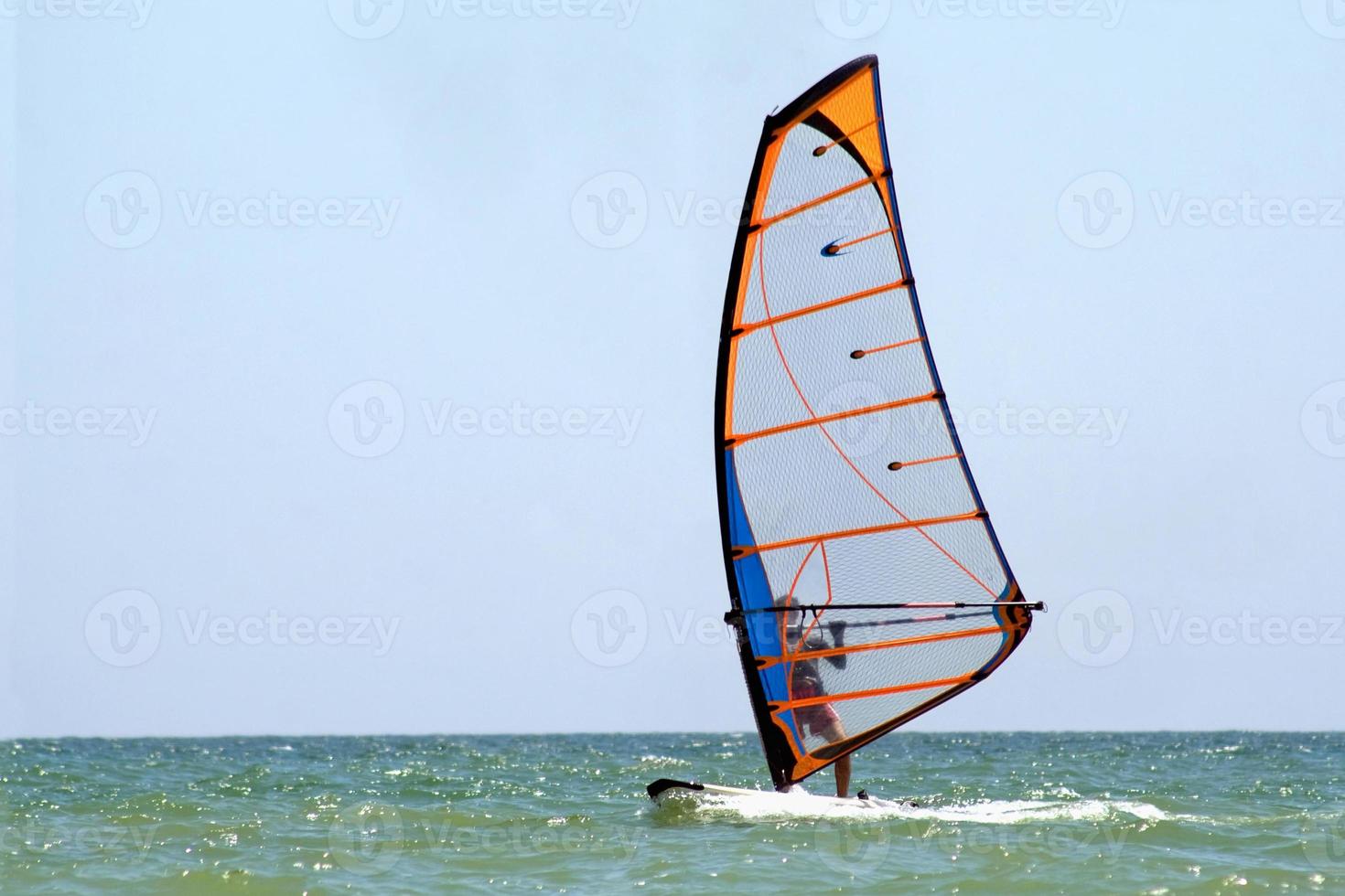 windsurfer on the sea photo