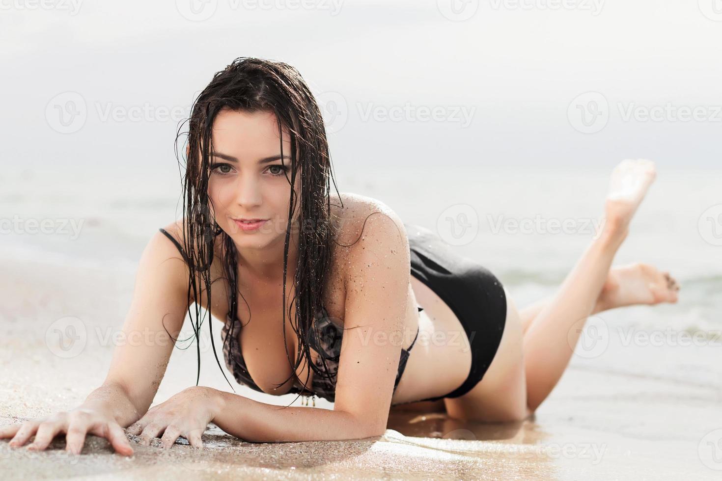 Attractive young woman photo