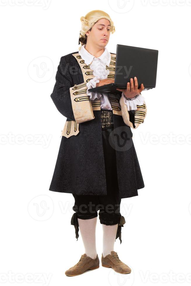 Eccentric young man photo