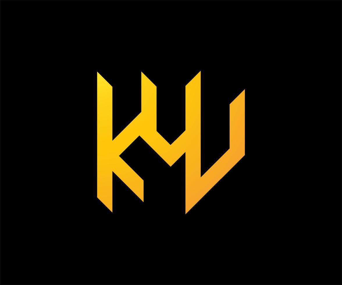 kvv último diseño de logotipo. diseño de logotipo kvv. diseño de logo vector