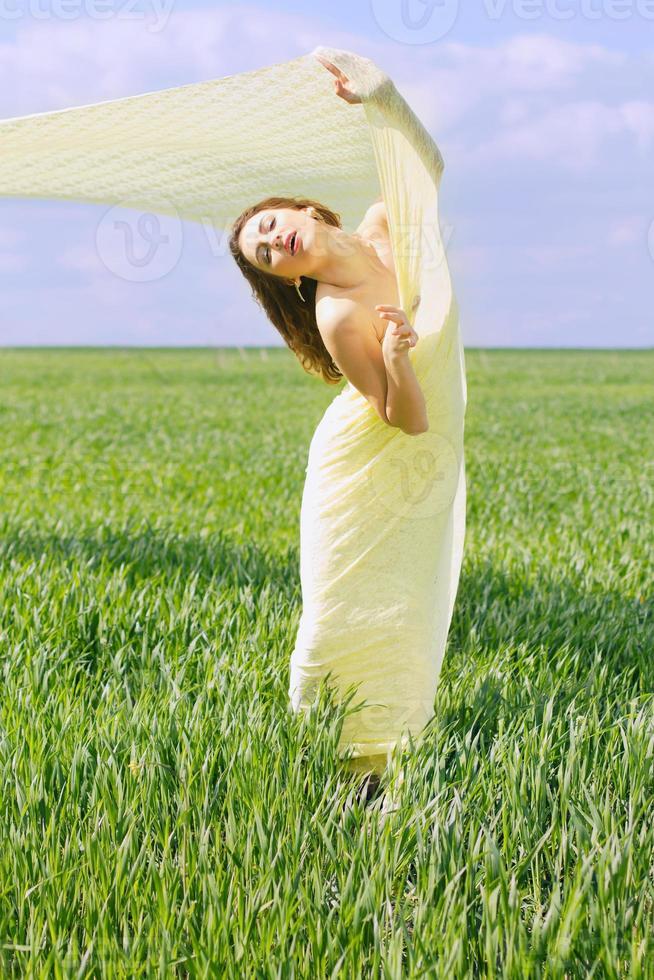 Charming young woman photo