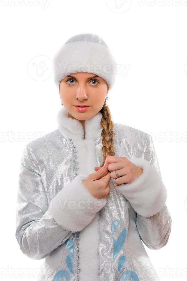 Portrait of a lovely Snow Maiden photo
