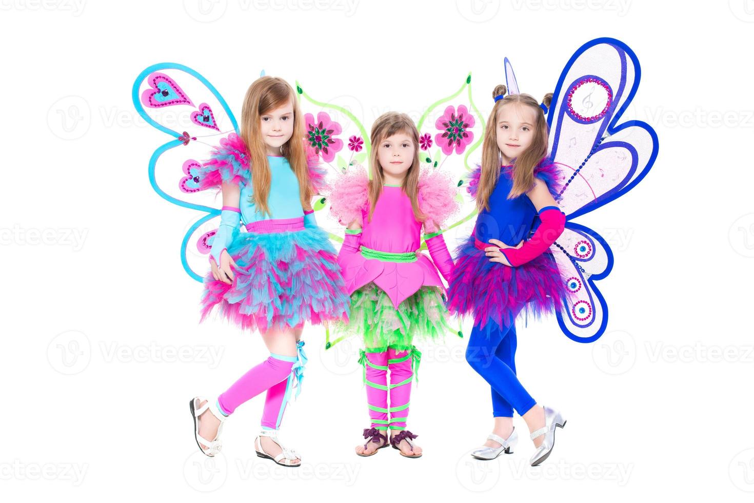 Three beautiful little girls photo