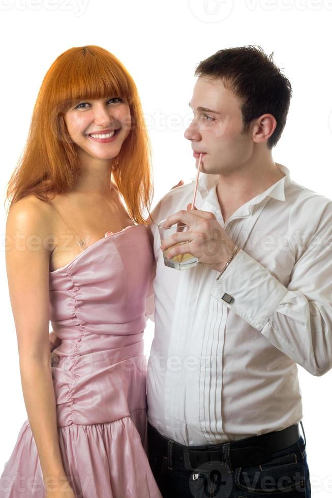 woman with man photo