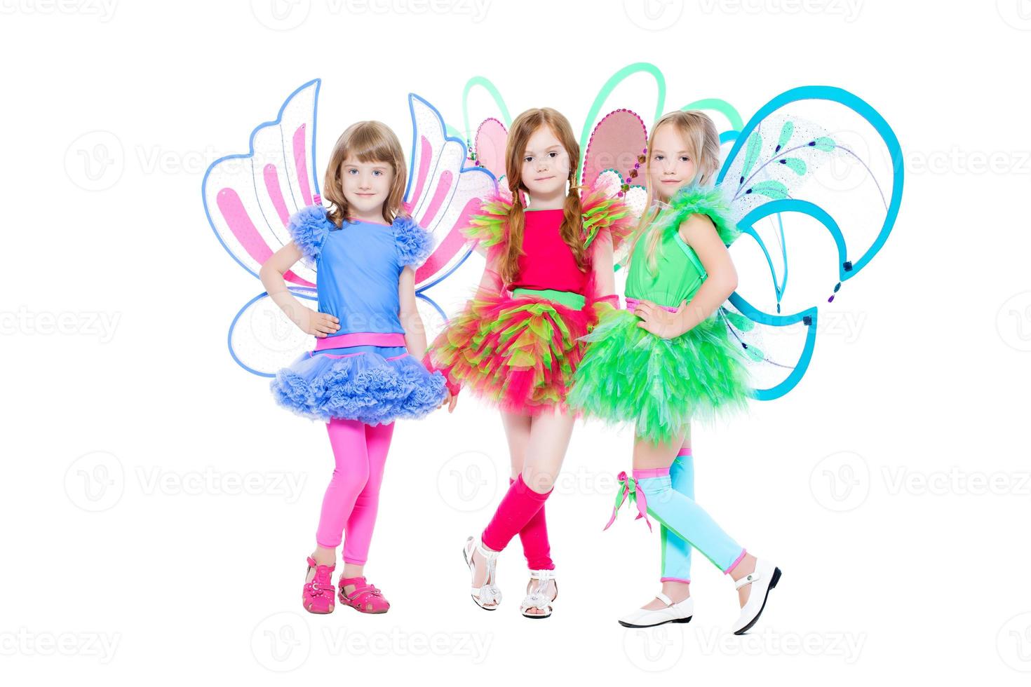 Three little girls photo