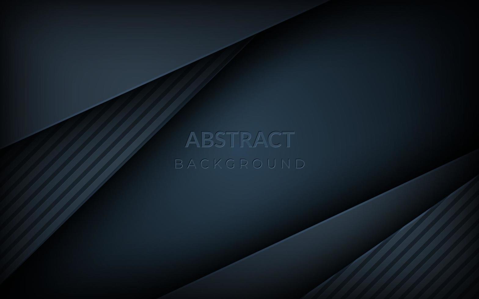 abstract dark background gradient shapes. navy blue modern texture background vector