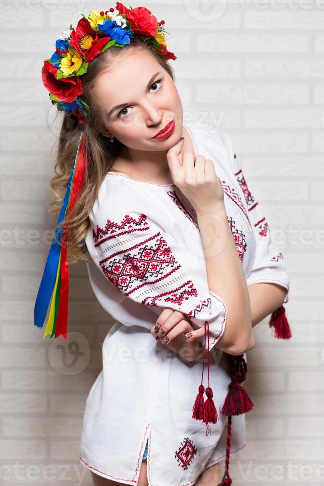 Portrait of pretty Ukrainian woman photo