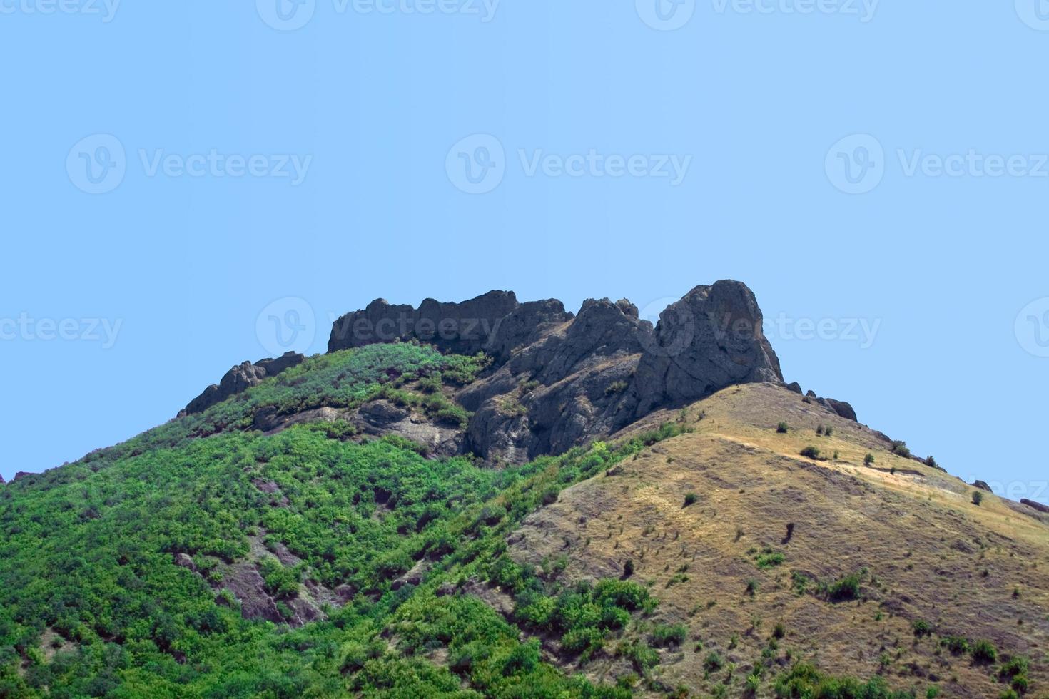 Mountains, the sky. Ukraine. Southern coast of Crimea. photo