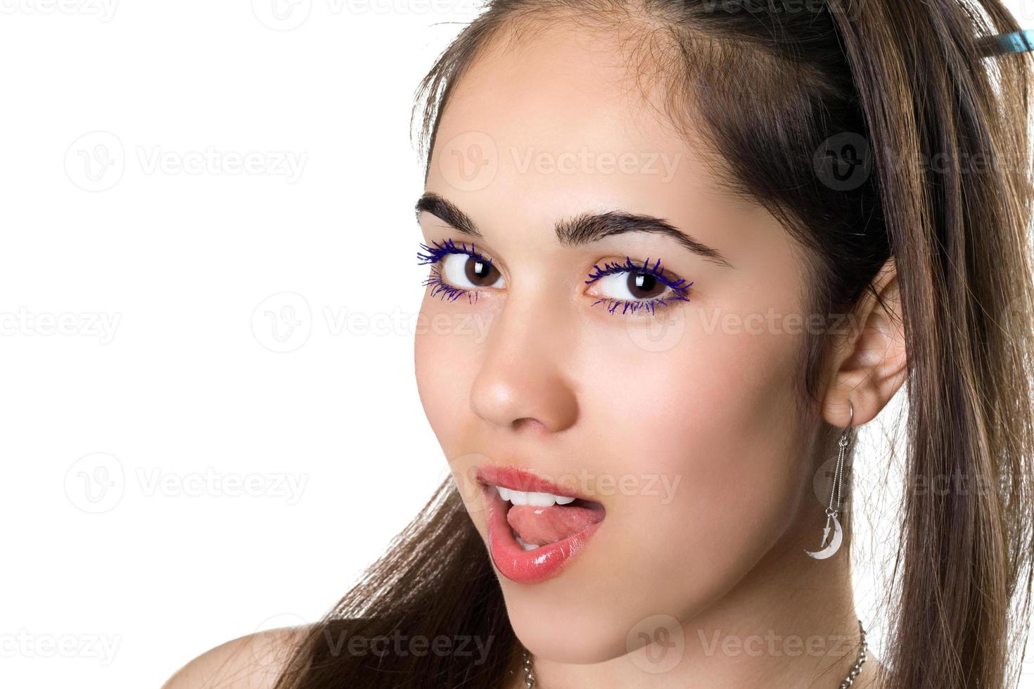 Young woman close-up photo