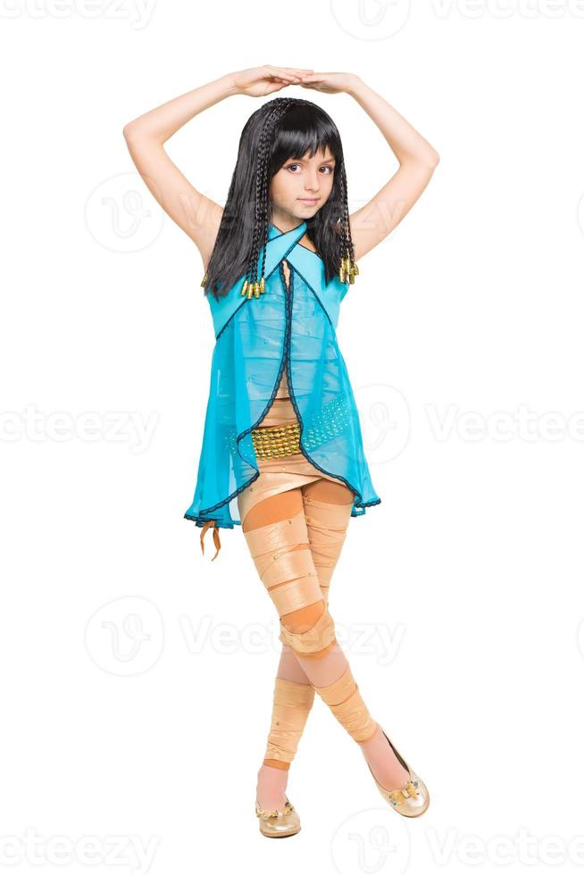 Playful little brunette photo