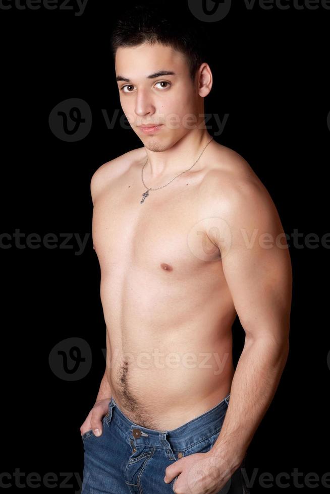 Portrait of attractive young man photo